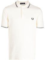 Fred Perry polo en coton à bordures contrastées - Tons neutres