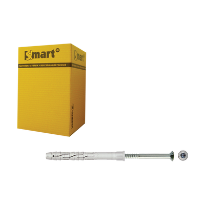 pgb-Europe SMART | Raamplug +schroef VZK Tx NA4 Ø 10x120 | 50 st SM0RPTN401001203