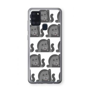 Cats: Samsung Galaxy A21s Transparant Hoesje