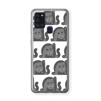Cats: Samsung Galaxy A21s Transparant Hoesje