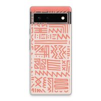 Marrakech Pink: Google Pixel 6 Transparant Hoesje