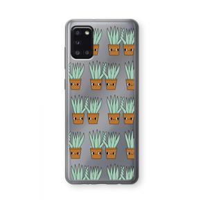 Sansevieria: Samsung Galaxy A31 Transparant Hoesje