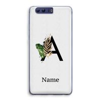 Charcoal Flora: Honor 9 Transparant Hoesje