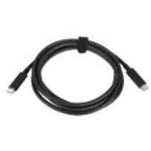 Lenovo USB-kabel USB 2.0 USB-C stekker, USB-C stekker 2.00 m Zwart 4X90Q59480