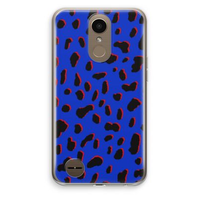 Blue Leopard: LG K10 (2017) Transparant Hoesje