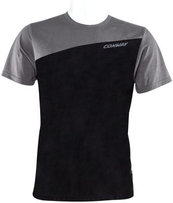 CONWAY Jersey active tee ss s grey/black