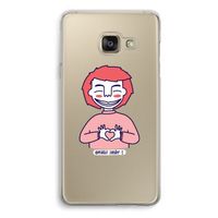 Hartje: Samsung A3 (2017) Transparant Hoesje