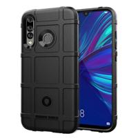 Schokbestendige ruige Shield volledige beschermende siliconen case voor Huawei P Smart + 2019 (zwart)