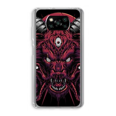 Hell Hound and Serpents: Xiaomi Poco X3 Pro Transparant Hoesje