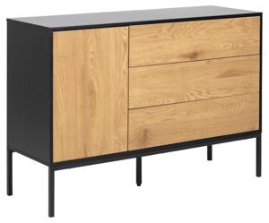 Dressoir Bronx MDF Zwart 120cm - Giga Living