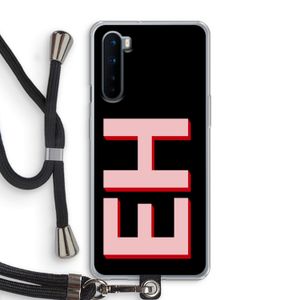 Monogram: OnePlus Nord Transparant Hoesje met koord