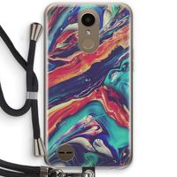 Chameleon Sun: LG K10 (2017) Transparant Hoesje met koord