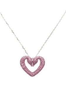 Swarovski collier Una à breloque cœur - Rose