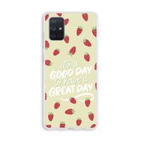 Don't forget to have a great day: Galaxy A71 Transparant Hoesje