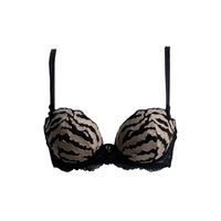 AMBRA Lingerie BH's Sauvage Padded Balconnet UW BH Bruin/zwart 0447 - thumbnail