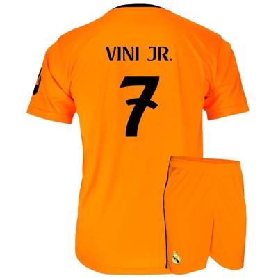 Real Madrid Voetbaltenue Vini JR. Uit - Kind
