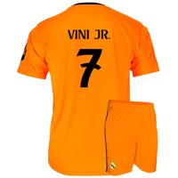 Real Madrid Voetbaltenue Vini JR. Uit - Kind