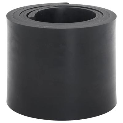 VidaXL Rubberen rand voor sneeuwploeg 200x15x1 cm zwart