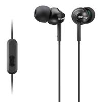 Sony MDR-EX110AP In Ear oordopjes Kabel Zwart Headset - thumbnail