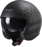 LS2 Helmet of599 spitf.ii flag m bl./titanium
