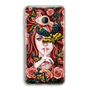 Lady Moth: HTC U Play Transparant Hoesje