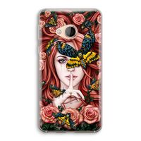 Lady Moth: HTC U Play Transparant Hoesje