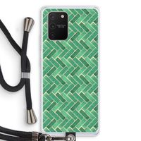 Moroccan tiles 2: Samsung Galaxy S10 Lite Transparant Hoesje met koord