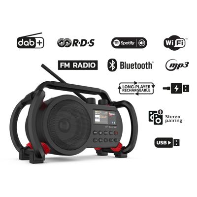 Perfectpro NBX2 NETBOX Bluetooth / DAB+ / FM / AUX / WIFI / USB-speler
