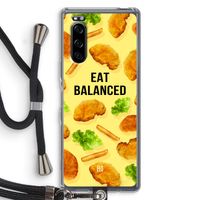 Eat Balanced: Sony Xperia 5 Transparant Hoesje met koord Eat Balanced: Sony Xperia 5 Transparant Hoesje met koord