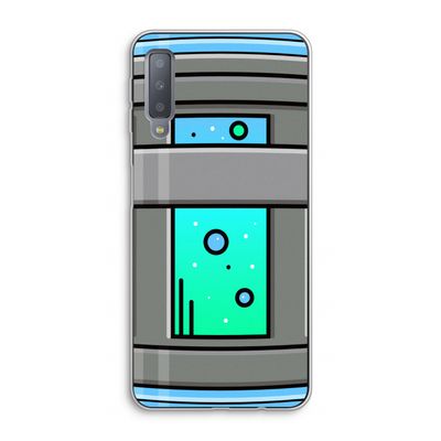Chug Bottle: Samsung Galaxy A7 (2018) Transparant Hoesje