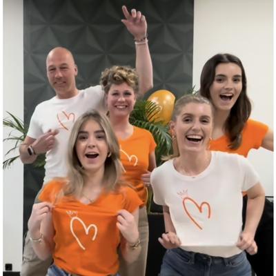 Kamst Mode - Oranje | Dames | Top | Oranje | XXL | regular |