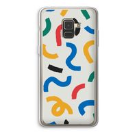 Illustratieve pop 2: Samsung Galaxy A8 (2018) Transparant Hoesje