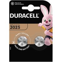 Duracell Knoopcel CR2025 3 V 2 stuk(s) 165 mAh Lithium Elektro 2025