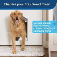 PETSAFE Staywell aluminium framehouder - wit - voor katten of honden tot 100 kg