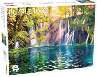 Tactic Puzzel Landscape: Waterfalls / Plitvice National puzzel 1000 stukjes - thumbnail