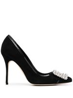 Manolo Blahnik escarpins Tuberian 105 mm - Noir - thumbnail