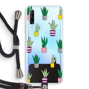 Sanseveria: Huawei P Smart Pro Transparant Hoesje met koord