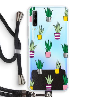 Sanseveria: Huawei P Smart Pro Transparant Hoesje met koord