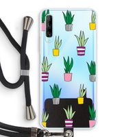 Sanseveria: Huawei P Smart Pro Transparant Hoesje met koord