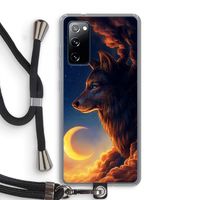 Night Guardian: Samsung Galaxy S20 FE / S20 FE 5G Transparant Hoesje met koord