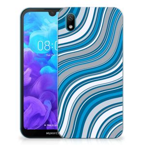 Huawei Y5 (2019) TPU bumper Waves Blue