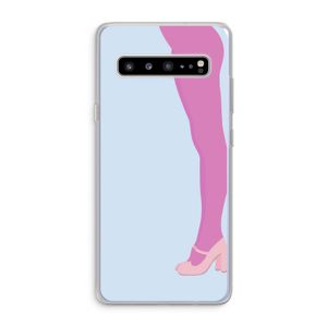 Pink panty: Samsung Galaxy S10 5G Transparant Hoesje
