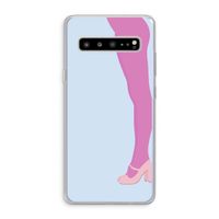 Pink panty: Samsung Galaxy S10 5G Transparant Hoesje
