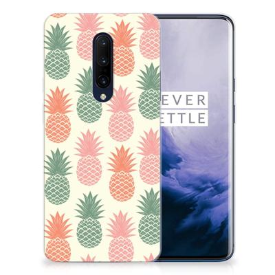 OnePlus 7 Pro | Siliconen Case | Ananas