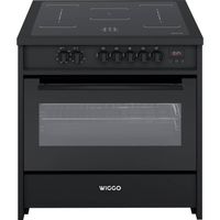 Wiggo WIO-E921A(BB) - Freestanding - Induction - Elektrische Oven - 90cm - 8 Function - 121 Liter - 3000 W - Zwart