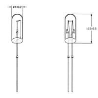 Barthelme 21616500 Speciale gloeilamp Helder T1 1/4 WT 16 V 50 mA 1 set(s)