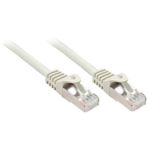 LINDY 48395 RJ45 Netwerkkabel, patchkabel CAT 5e F/UTP 10.00 m Grijs 1 stuk(s)