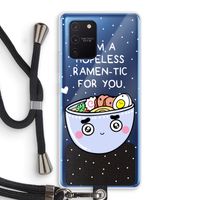I'm A Hopeless Ramen-Tic For You: Samsung Galaxy Note 10 Lite Transparant Hoesje met koord