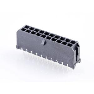 Molex 430452012 Male header, inbouw (standaard) Totaal aantal polen: 20 Rastermaat: 3 mm Inhoud: 1 stuk(s) Tray