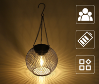 SOLARIA Vintage Solar LED Lantaarn